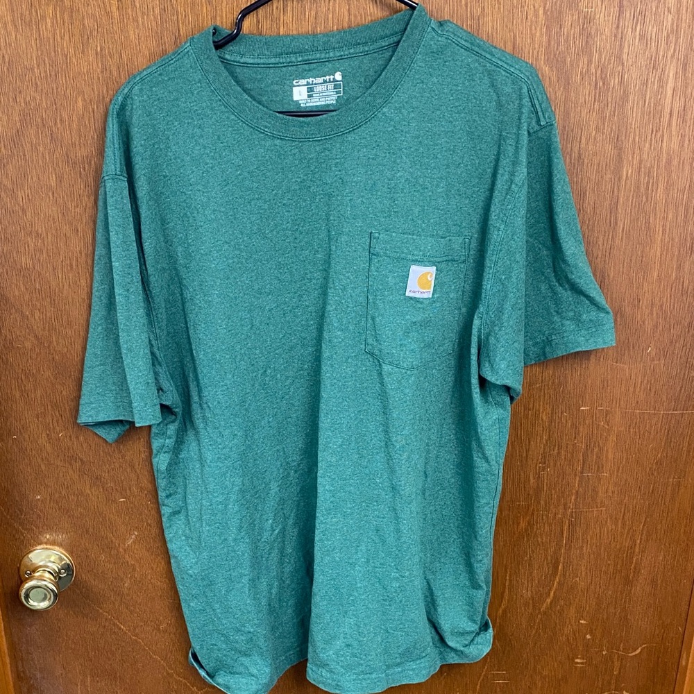 Carhartt Men's Green Short Sleeve Tee